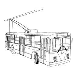 Старый троллейбус