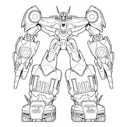 Раскраска Комбинированный трансформер