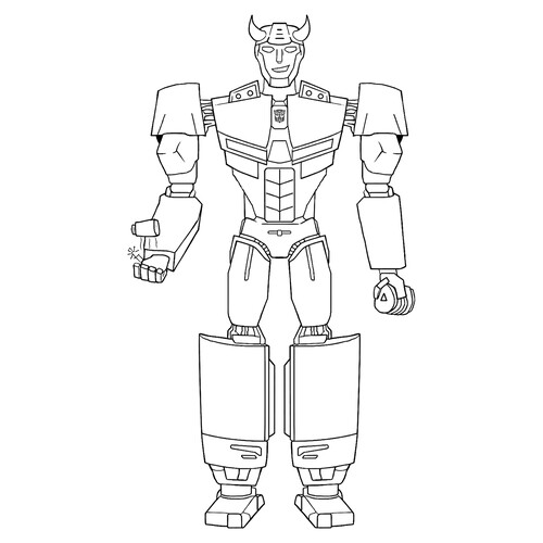 Раскраска Автобот Клиффджампер (Имперская вселенная)