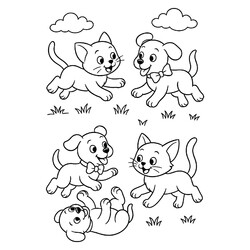 Коты и собаки