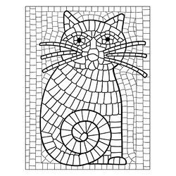 Мозаика кот