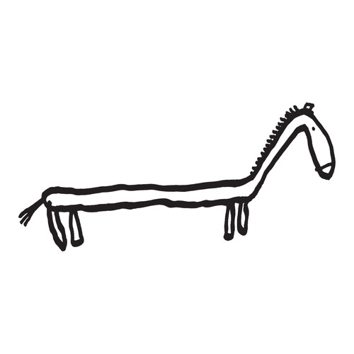 Раскраска Таро Гоми лошадка