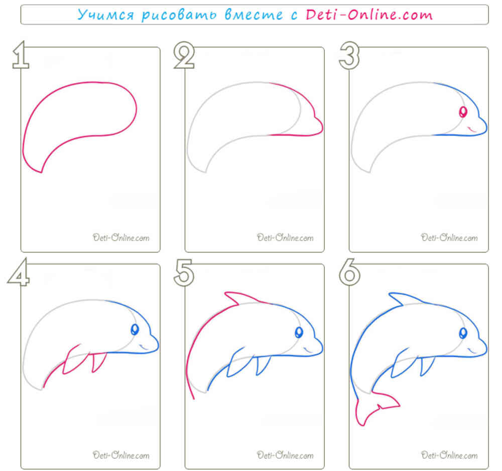 Как нарисовать легко 3. Как нарисовать дельфина поэтапно. Поэтапный рисунок дельфина. Поэтапный рисунок дельфина для детей. Дельфин поэтапное рисование.
