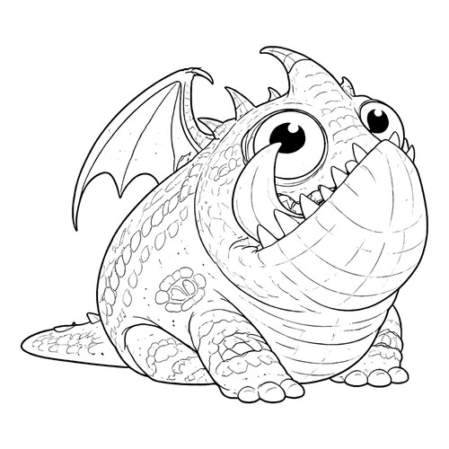 Раскраска Объедала