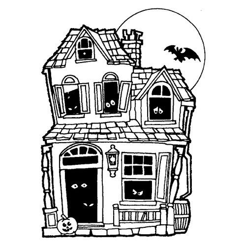 Дом с привидениями на Хэллоуин