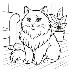 Шикарный домашний кот