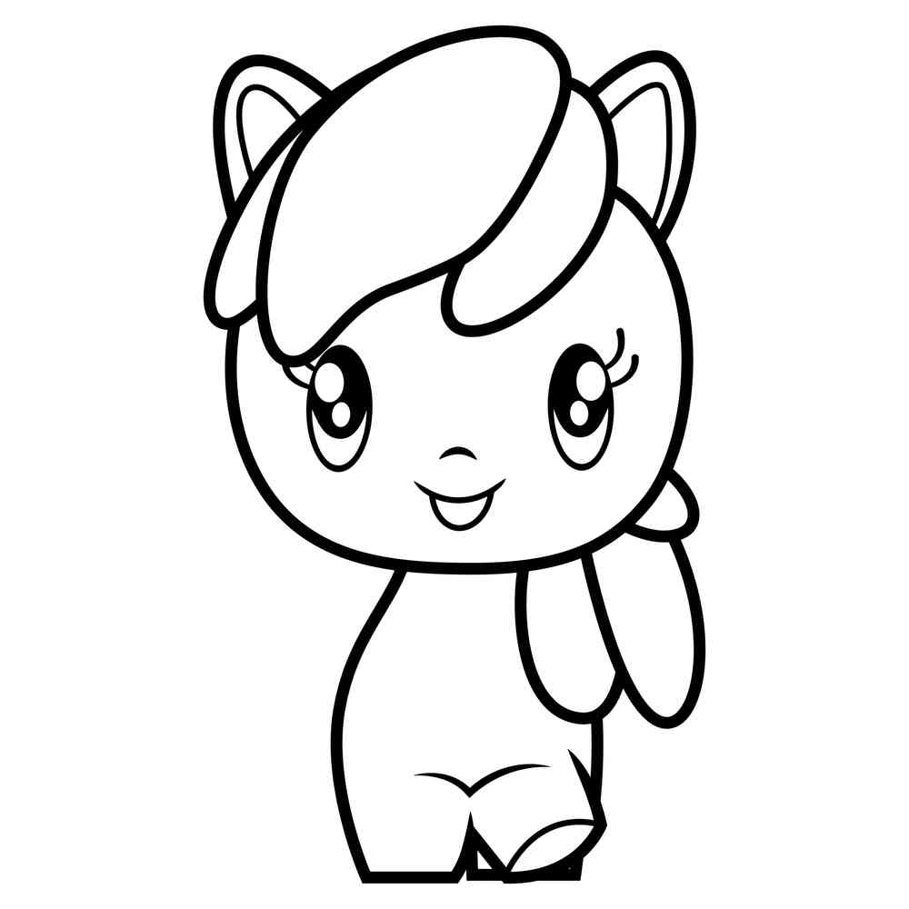 Раскраска Поняшка Чирили распечатать или скачать