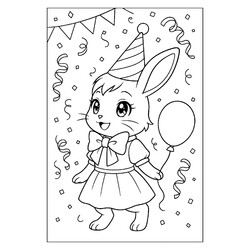 Зайчишка собирается на праздник