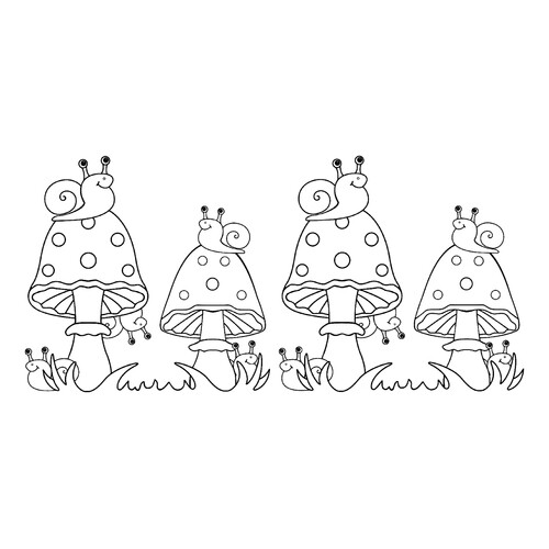 Раскраска Мухоморы