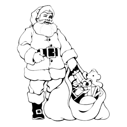 Дед Мороз показывает подарки