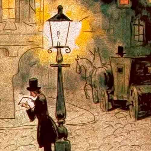 Сказка Старый уличный фонарь | читать, Андерсен