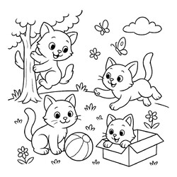 Котята развлекаются