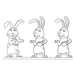 Три крольчихи