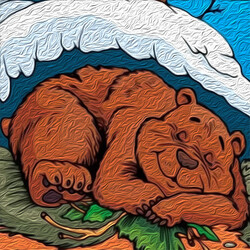 Колыбельная сказка про медведя
