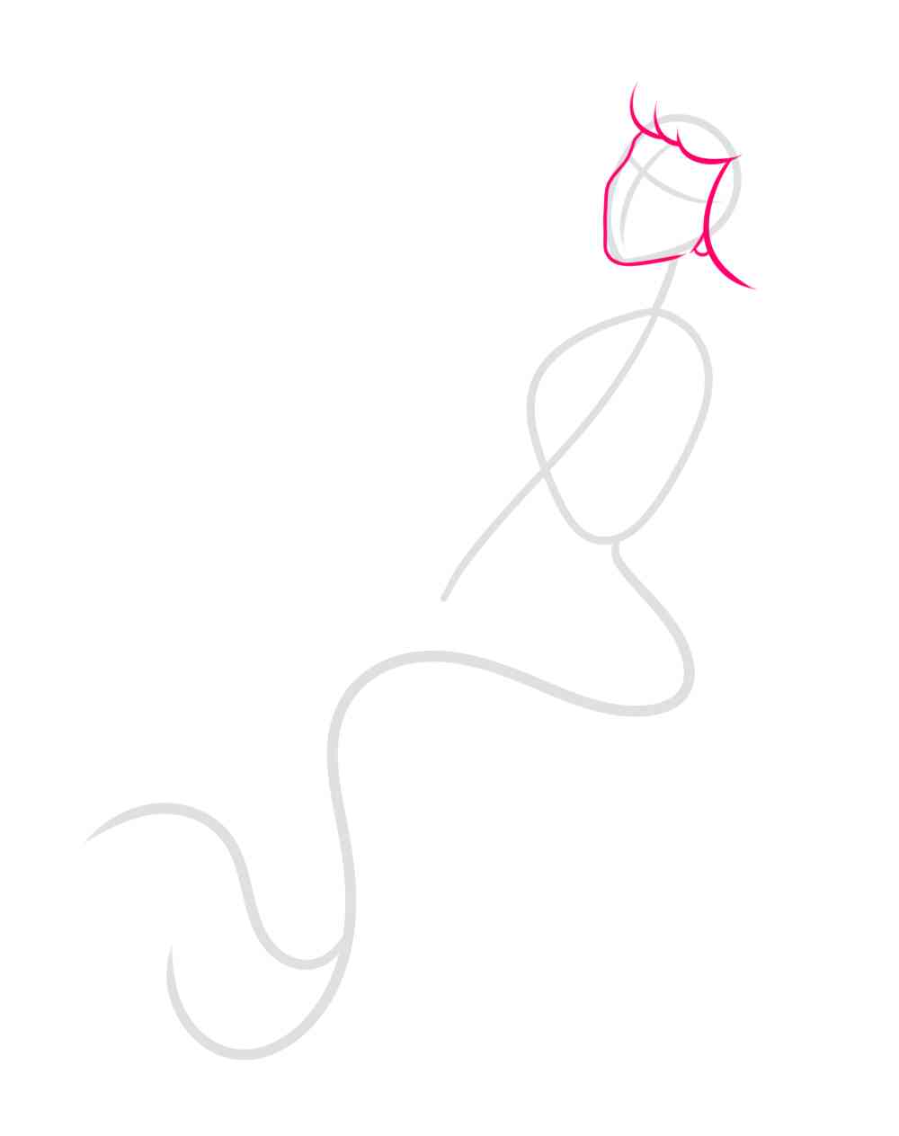 Как нарисовать пони русалку легко
