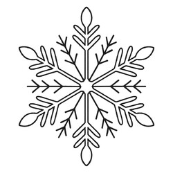 Зимняя снежинка