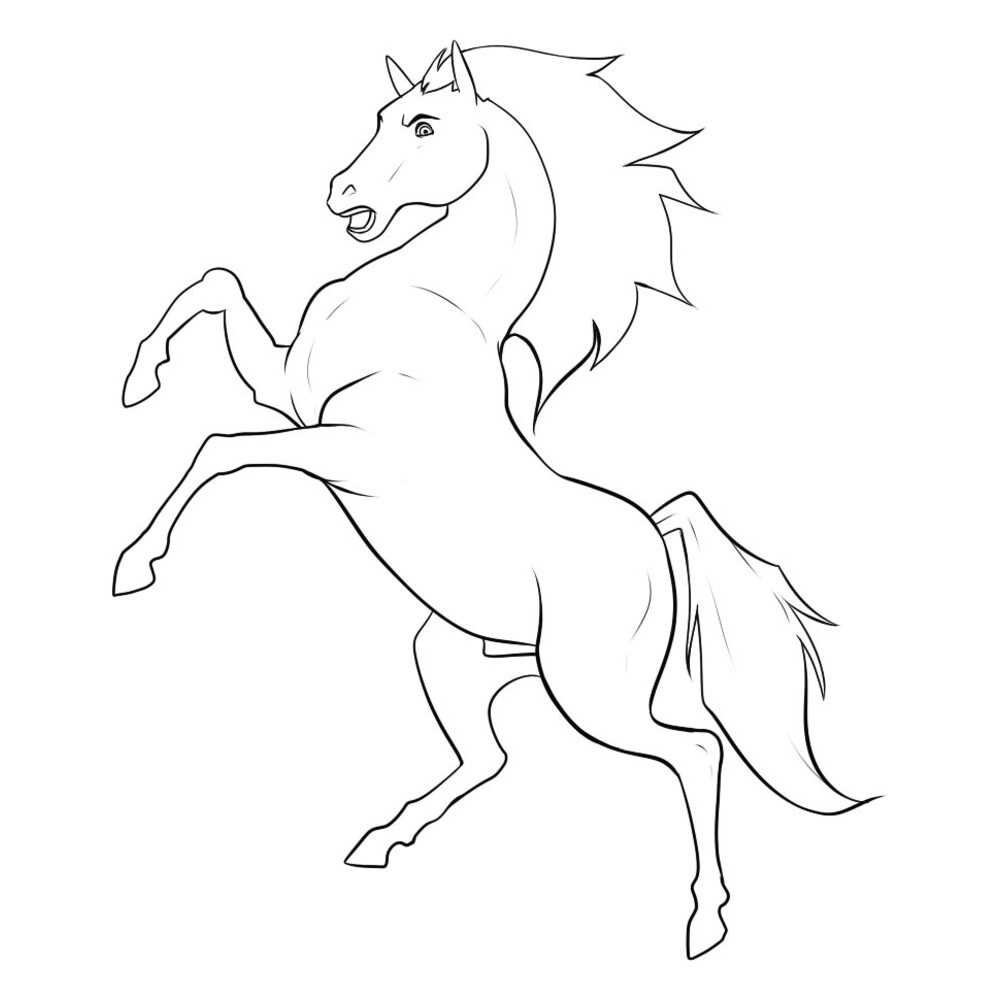 Лошадь рисунок Изображения – скачать бесплатно на Freepik