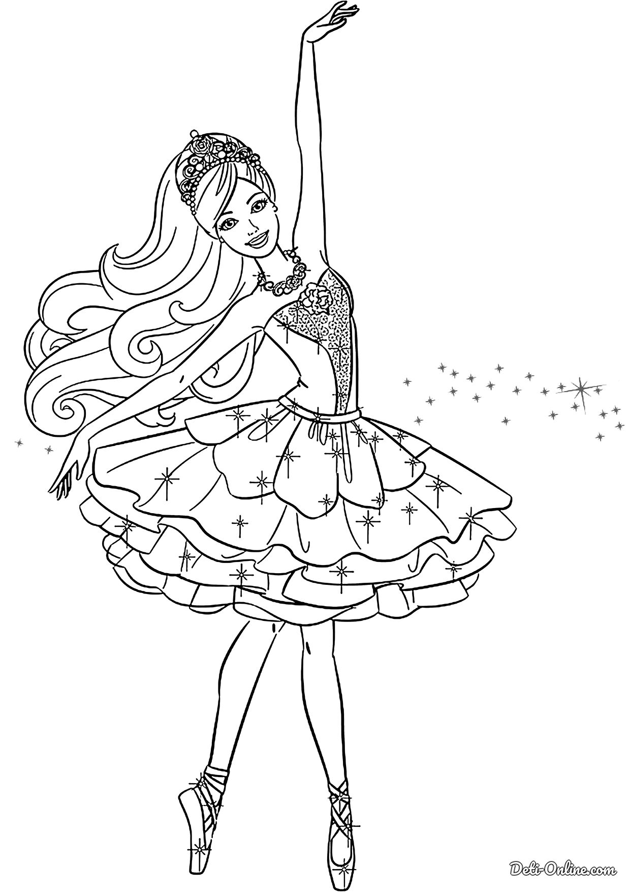 Балерины : раскраска для девочек : 3+