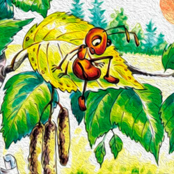 Рассказ Как муравьишка домой спешил
