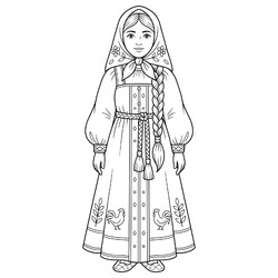 Русская женская национальная одежда
