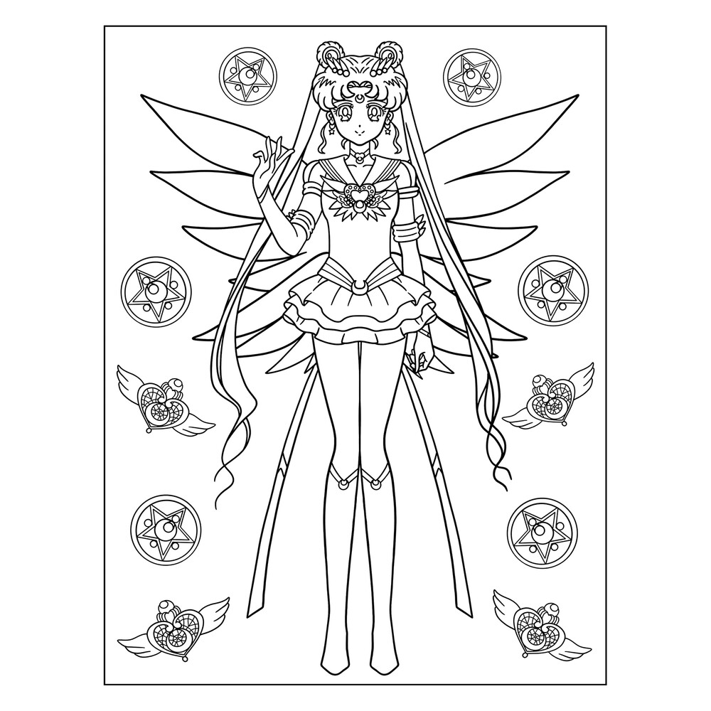 Colora con Sailor Moon 1