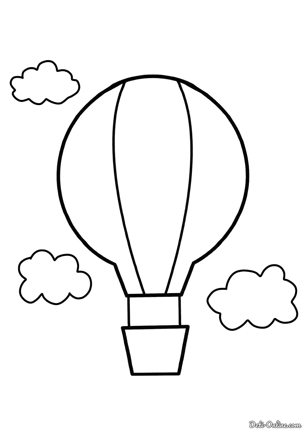 Стоковые векторные изображения по запросу Раскраски воздушный шар