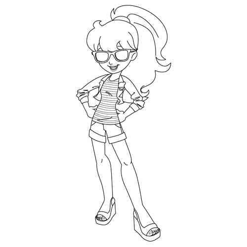 Раскраски Полли Покет (Polly Pocket)