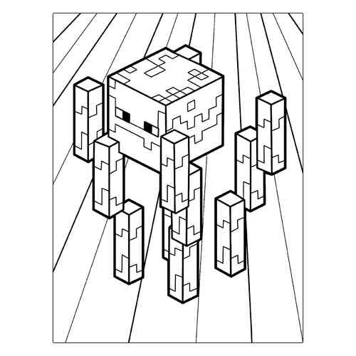 Раскраски Майнкрафт (Minecraft)