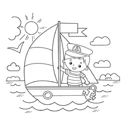 Моряк на корабле