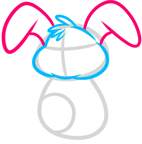 Как нарисовать пасхального кролика 3