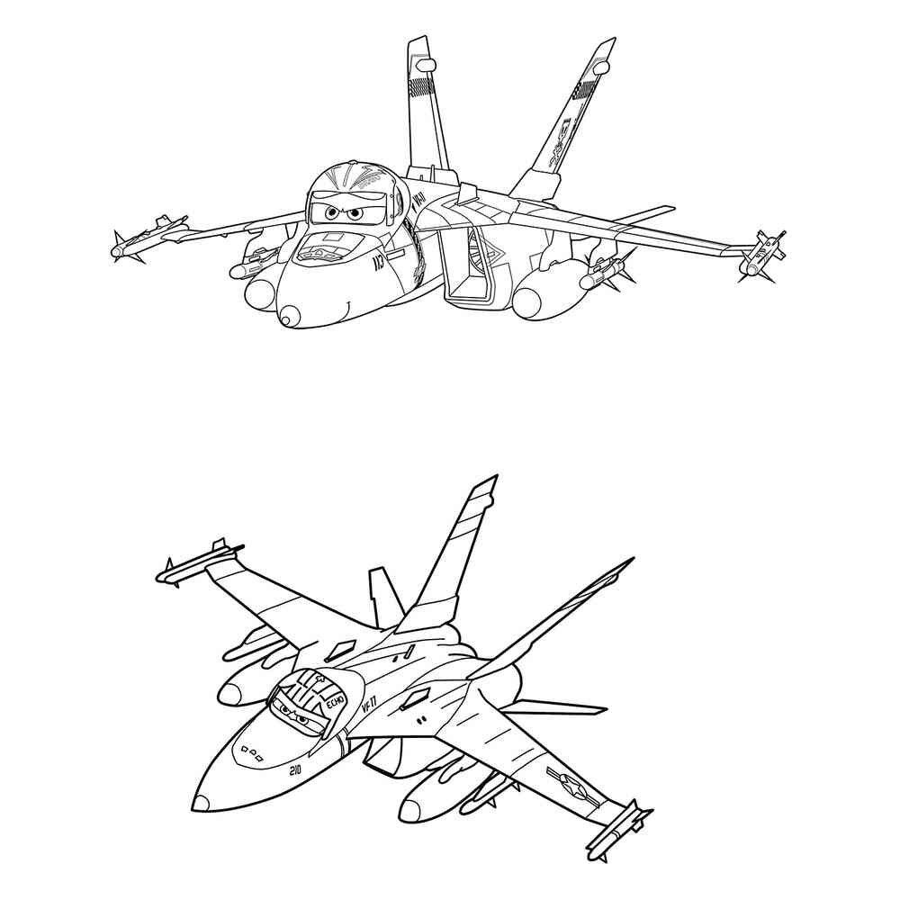 Раскраска Браво и Эхо | распечатать раскраски для детей