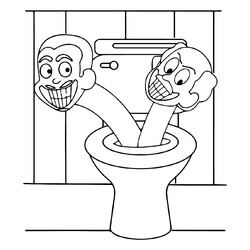 Двухголовый Скибиди Туалет