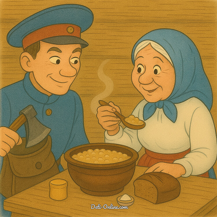 Каша из топора сварена