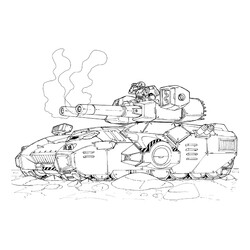 Футуристический танк