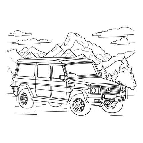 Машина гелик раскраска для детей распечатать Mercedes Gl Class coloring page Free Printable Coloring Pages Cars coloring page