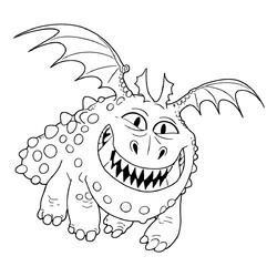 Раскраска Сарделька (самка Громмеля)