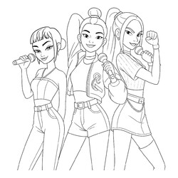 Хантрикс на сцене