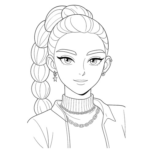 Раскраска Портрет Руми