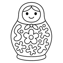 Матрёшка для дошкольников