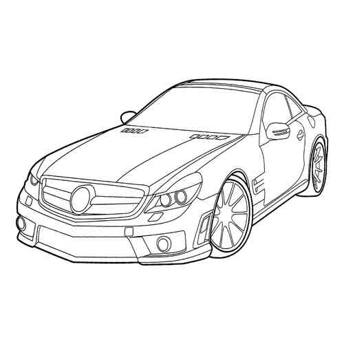 Раскраски Мерседес | распечатать раскраски Мерседесов