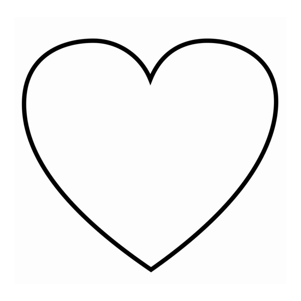Раскраска эскимо в форме сердца