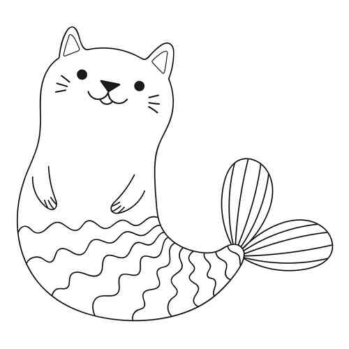 Раскраска Дом котят распечатать или скачать