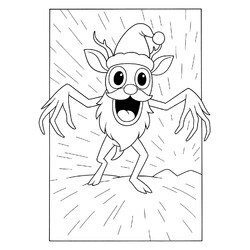 Вендиго Санта из 99 ночей в лесу