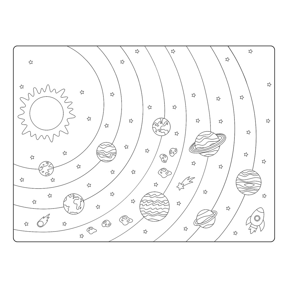 Раскраска солнечная система для детей распечатать. Солнечная система раскраска. Планеты раскраска. Раскраска планеты солнечной системы для детей.