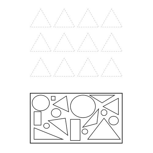 Распечатка Треугольник