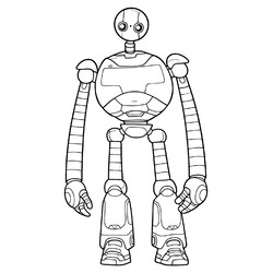 Раскраска Дикий робот Роз (Роззум-7134)