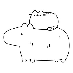 Пушин Кэт и капибара