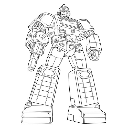 Раскраска Автобот Айронхайд (Первое Поколение)
