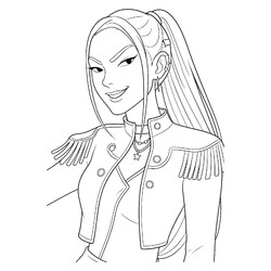 Мира усмехается