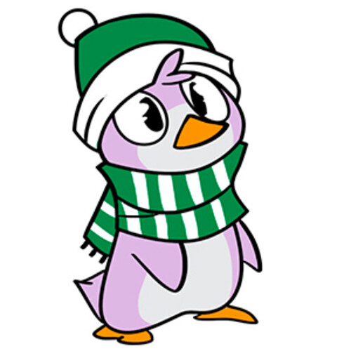 Новогодний пингвин